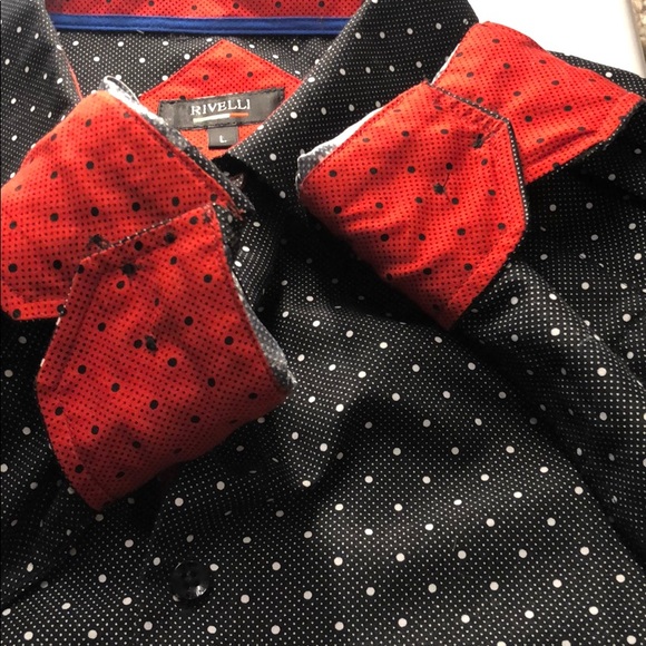 Rivelli polka-dot button-down shirt - Picture 3 of 5